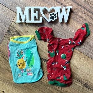 Cat Bundle Cute Sign and 2 Outfits XS